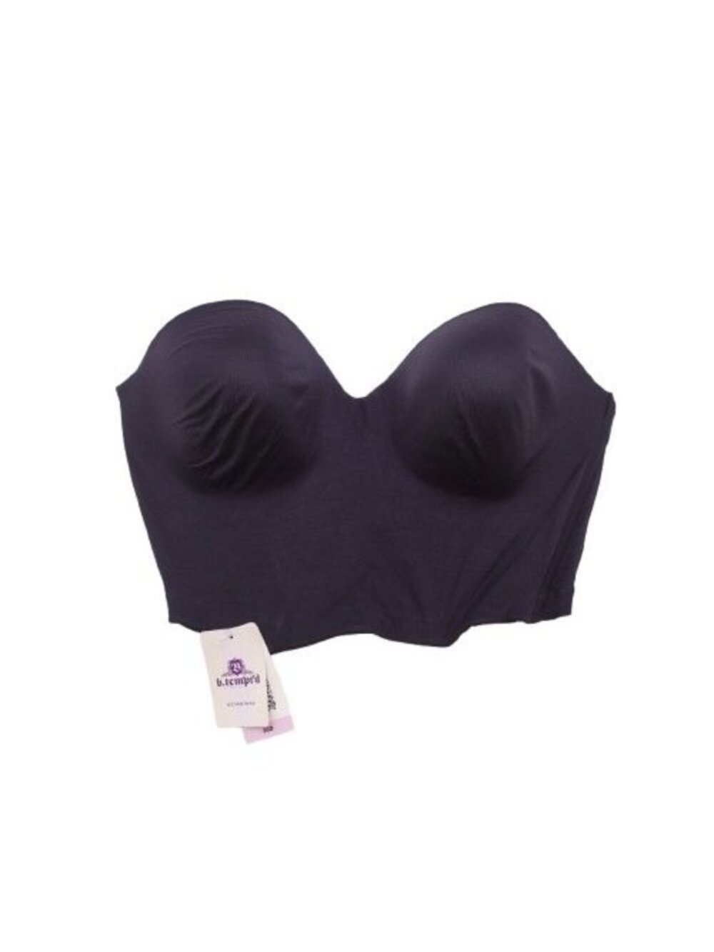 NEW b.tempt'd by Wacoal Future Foundation Low Back Strapless Bra Black Size 38D